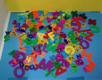 Das deutsche alphabet besteht aus 26 buchstaben, 3 umlauten (ä, ö,. Large Lot of Magnetic Alphabet Letters and Numbers Plastic ...