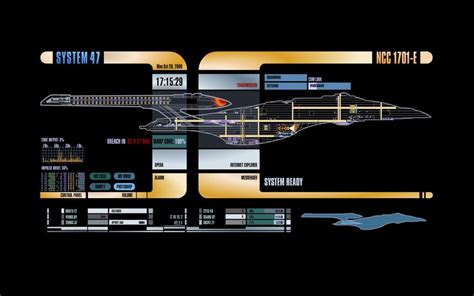 48 Star Trek Lcars Wallpaper