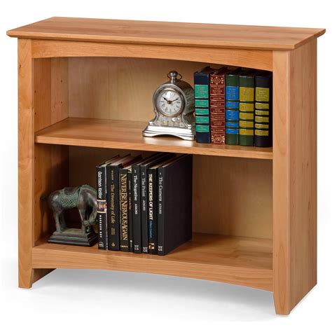 Bookcases Solid Wood Alder Bookcase With 1 Open Shelf Williams Kay