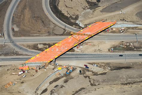 Aerial Photo Highway Overpass Construction