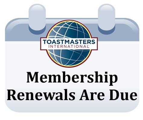 Dues Renewals Now Open! - D25 Toastmasters