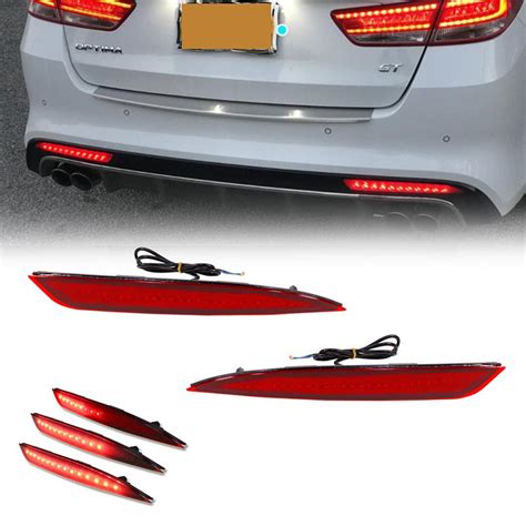 Buy Sequential Red Led Rear Reflector Tail Brake Signal Lamp For 2016