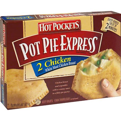 Hot Pockets Pot Pie Express Pot Pie Sandwiches Chicken Frozen Foods