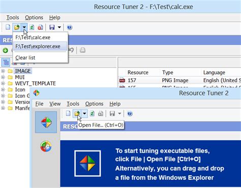Resource Editor How To Open A Dll Or Exe File To Make