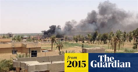 Us Led Coalition Warplanes Drop New Leaflets Over Isis Stronghold In Syria Iraq The Guardian
