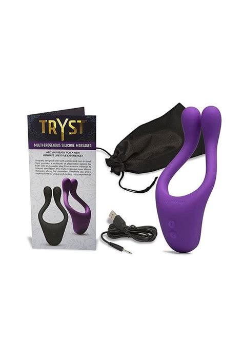 Doc Johnson Tryst Multi Erogenous Zone Massager Assorted Colours