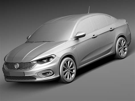Fiat Tipo 2016 3d Model By Squir