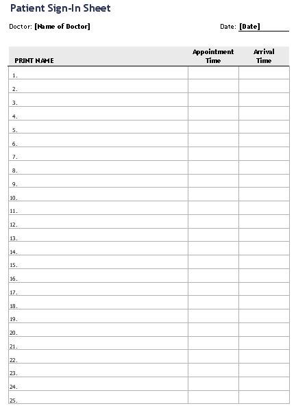 printable sign  sheet visitor class  meeting sign  sheets