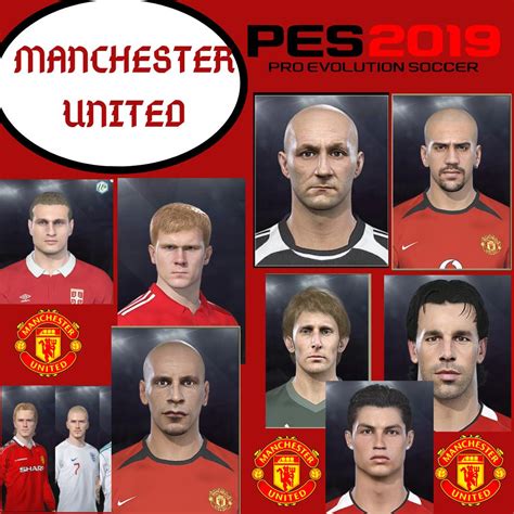 Pes 2019 Man United Legends Facepack ~ Free Download