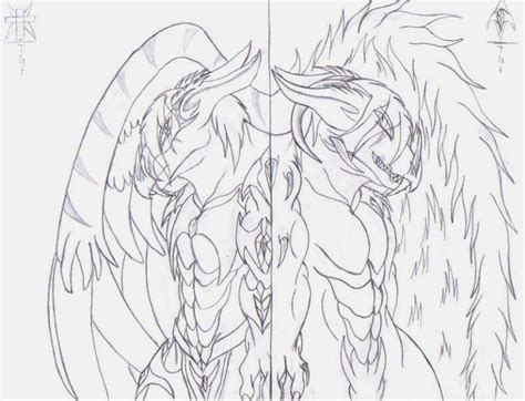 Angel Vs Demon Drawing At Getdrawings Free Download