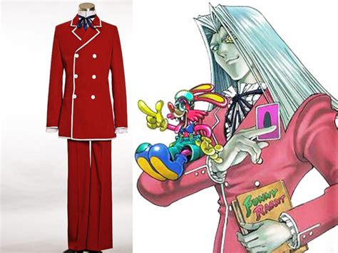 yu gi oh cosplay maximillion pegasus costume formal double breasted suit