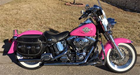 Your Motorcycles Pink Sparkly Softail Women Riders Now