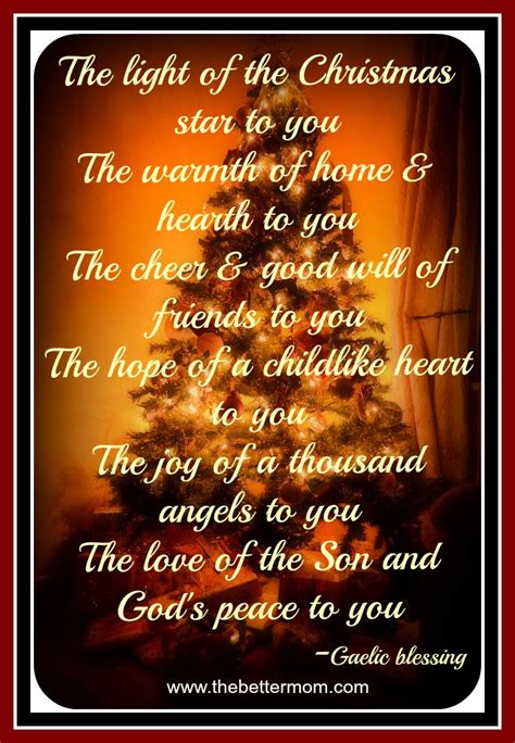 Sharing your favorite irish christmas blessing is a way to create loving memories during the holidays. An Irish Christmas Blessing ~www.thebettermom.com | Christmas blessings, Irish christmas, Celtic ...