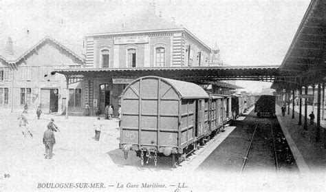 Boulogne Sur Mer Gare Maritime Carte Postale Ancienne Et Vue Dhier