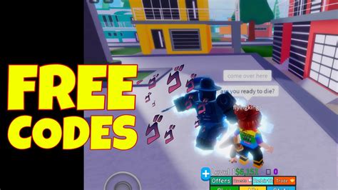 Codes Trying To Claim All Free Codes In Jojo Blox And We End Up