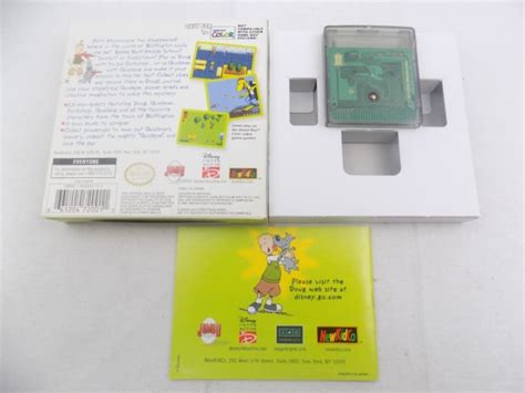 Boxed Gameboy Color Dougs Big Game Complete Wmanual Game Boy