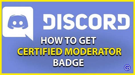 How To Get Discord Moderator Profile Badge Certified Official