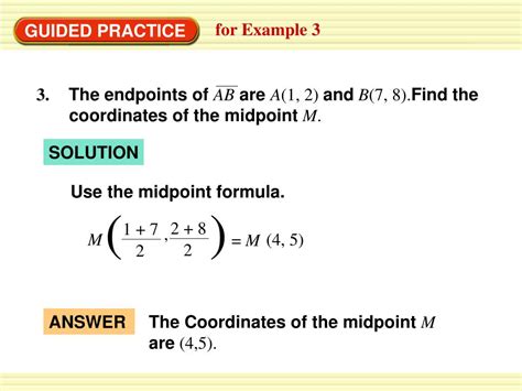 Ppt The Midpoint Formula Powerpoint Presentation Free Download Id