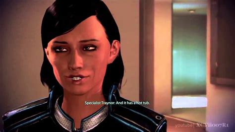 Mass Effect 3 Citadel Dlc Traynor Hot Tub Scene Female Shepard Romance