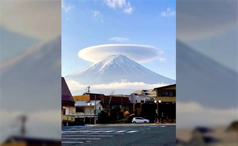 Unveiling Mount Fujis Majesty A Lenticular Cloud Phenomenon Hasan Jasim
