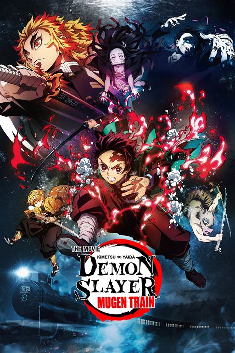 Demon Slayer Kimetsu No Yaiba The Movie Mugen Train The Poster Database Tpdb