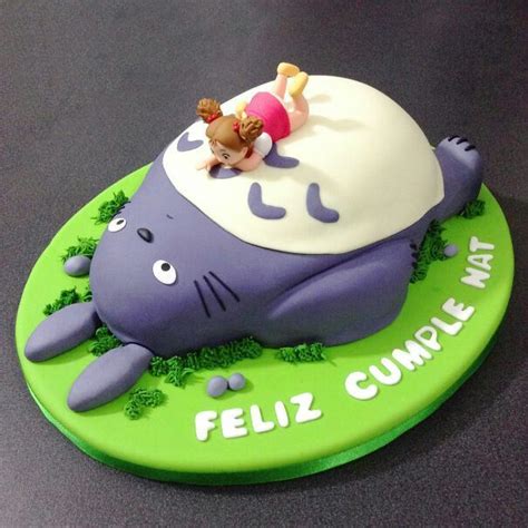Pastel Totoro Anime Cake Creative Cakes Cake