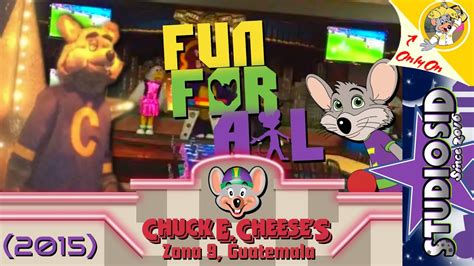 Chuck E Cheeses Zona 9 Guatemala Fun For All 2015 Youtube
