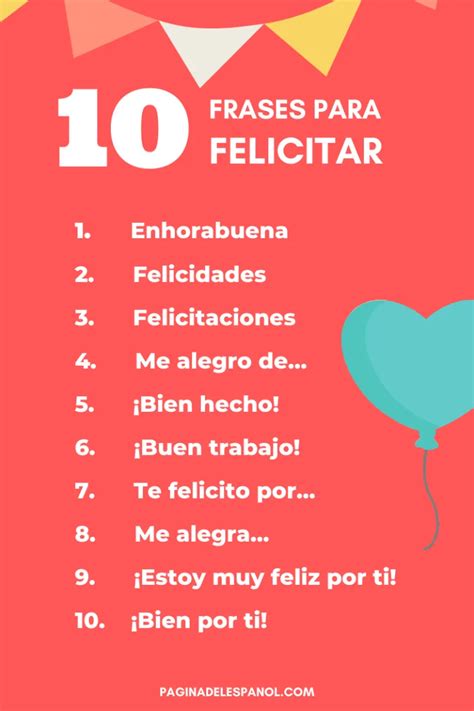 10 Frases Para Felicitar En Español En 2020 Frases Para Felicitar