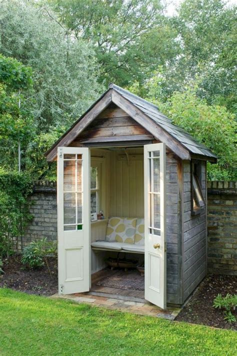 However, the garden shed can be not only functional but also decorative. 25 Excellent DIY Backyard Decoration With Painted Shed ...