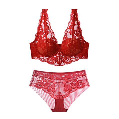 Wein Soft Rim Lace Drip Cup Thin Women Bra And Panty Set80cred Wholesale Tradeling