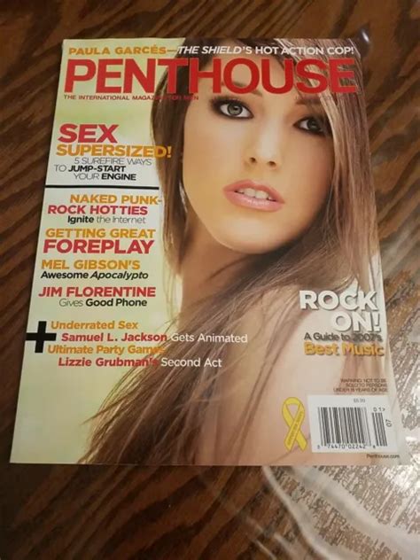 Penthouse Magazine January 2007 Erica Ellyson Cover The Shields Paula Garces 899 Picclick