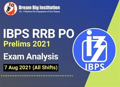 IBPS RRB PO Prelim Exam Analysis 7 August 2021 All Shift