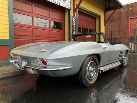 1966 Chevrolet Corvette Silver Pearl 427425hp Fame Off Restoration