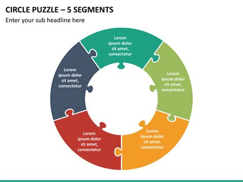 Circle Puzzle Powerpoint Template Sketchbubble