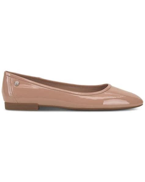 Vince Camuto Minndy Slip On Ballet Flats In Brown Lyst