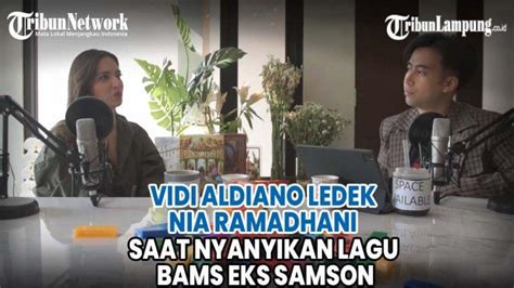 Video Vidi Aldiano Ledek Nia Ramadhani Saat Nyanyikan Lagu Bams Eks