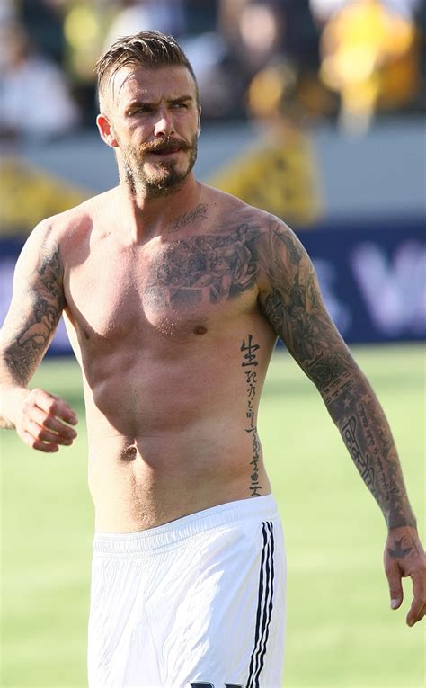 So Serious Yet So Sexy From David Beckham Shirtless E News