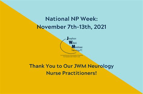 National Nurse Practitioner Week 2021 Jwm Neurology