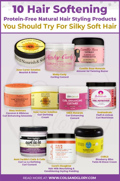 Protein Free Curl Defining Creams For Protein Sensitive Hair Coils And Glory