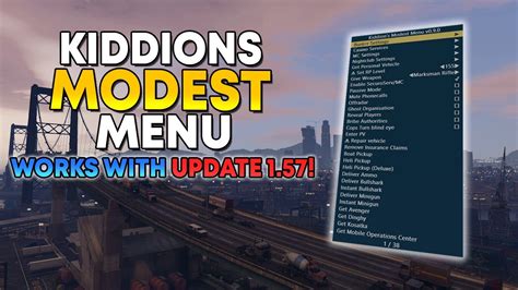 How To Use Kiddions Modest Menu Version 157 Youtube