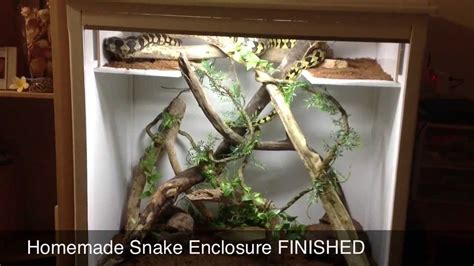 Diy Snake Enclosure Finished Youtube