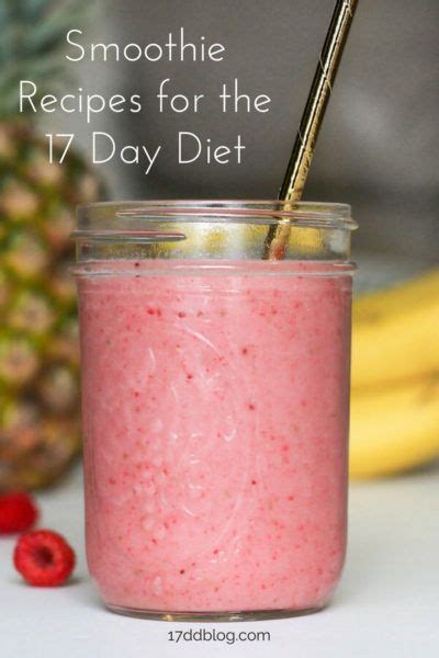 smoothie recipes for the 17 day diet in 2023 17 day diet smoothie diet smoothie recipes