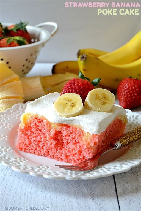 Strawberry Banana Poke Cake Laptrinhx News