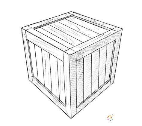How To Draw A Box Step By Step For Kids And Beginners