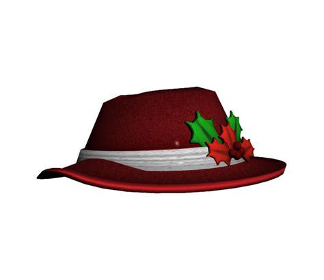 Pc Computer Roblox Christmas Fedora The Models Resource