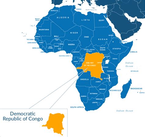 Lista 102 Foto Mapa De Republica Democratica Del Congo Actualizar