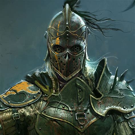 Awesome drawing of gamings best villain. Concept art done for Apollyon in Ubisoft's For Honor ...