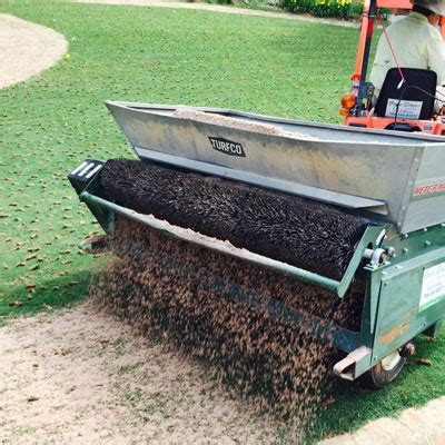 The term topdressing also is used for the process of applying the material. Lawn Top Dressing Athens GA
