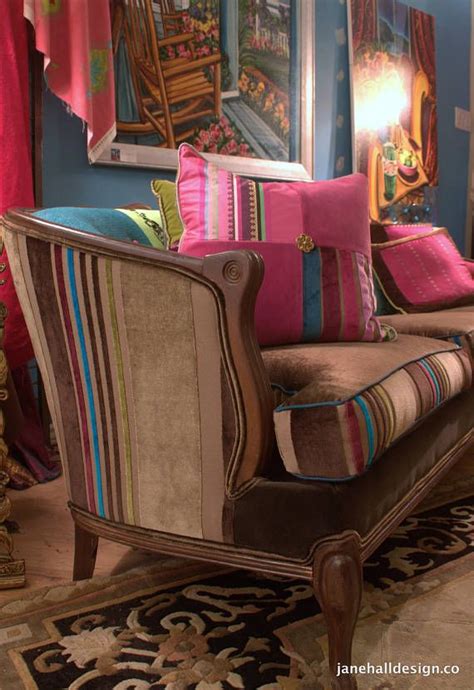 Pink victorian chenille sofa vintage pink bedspread. Bohemian Style Upcycled Upholstered Vintage Sofa in | Etsy in 2020 | Vintage sofa, Provincial ...