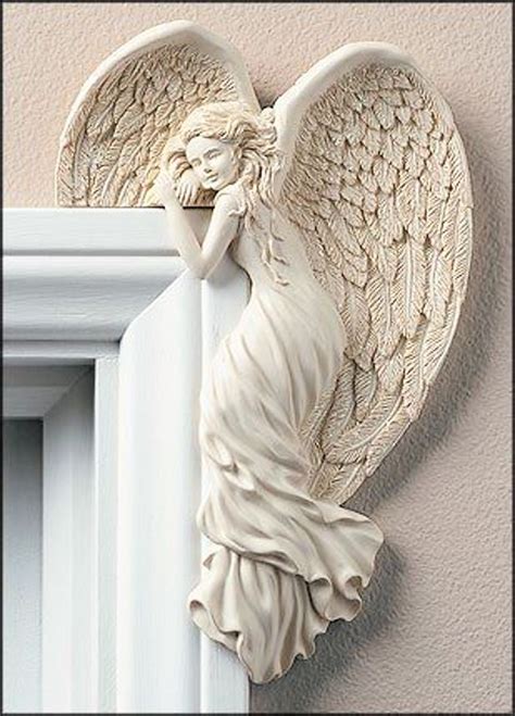 Ana Silk Flowers Angels Figurines Sculptures Decorative Garden Fairly